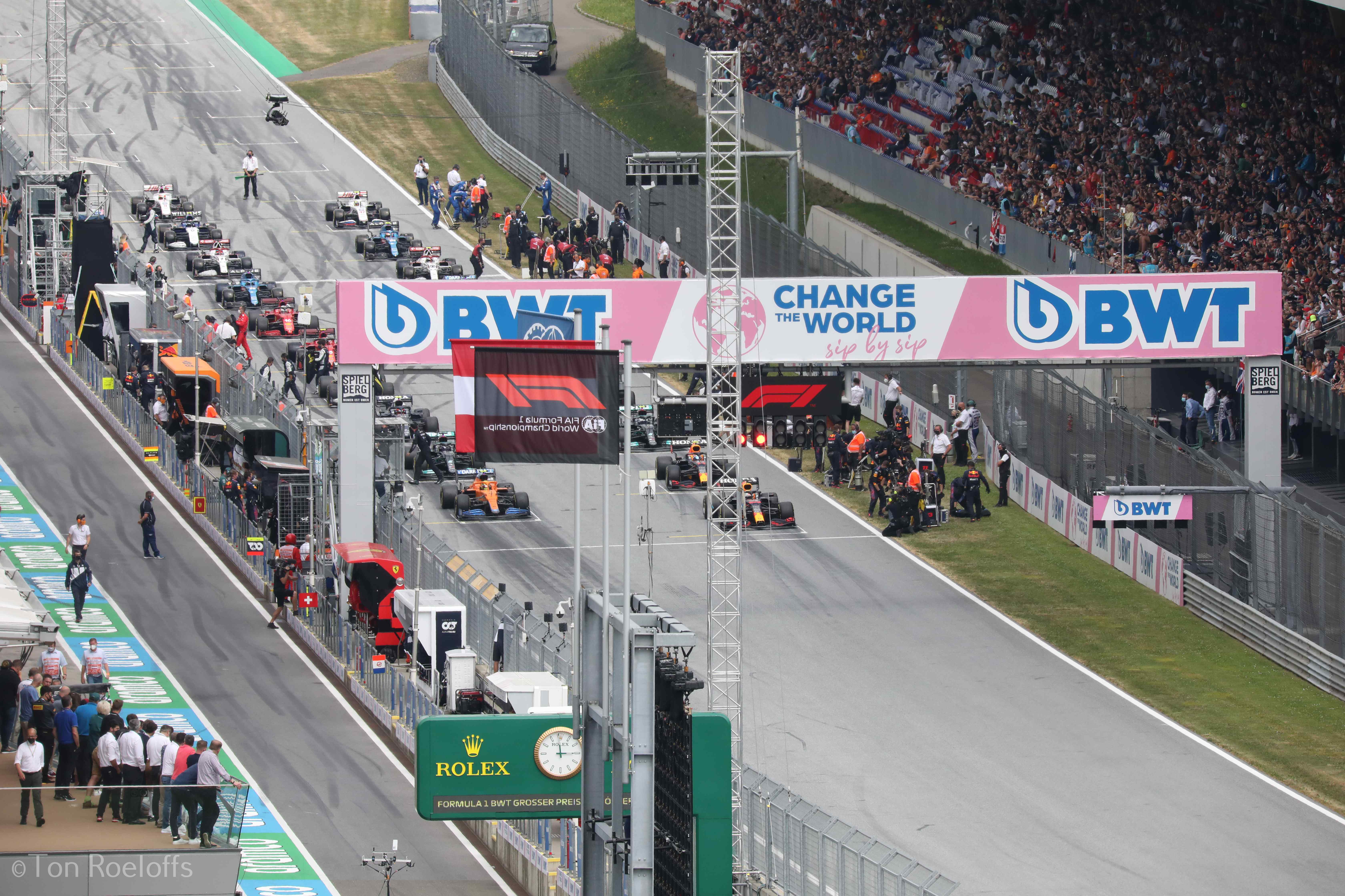 Verstappen pitbox